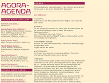 Tablet Screenshot of agora-agenda.ch